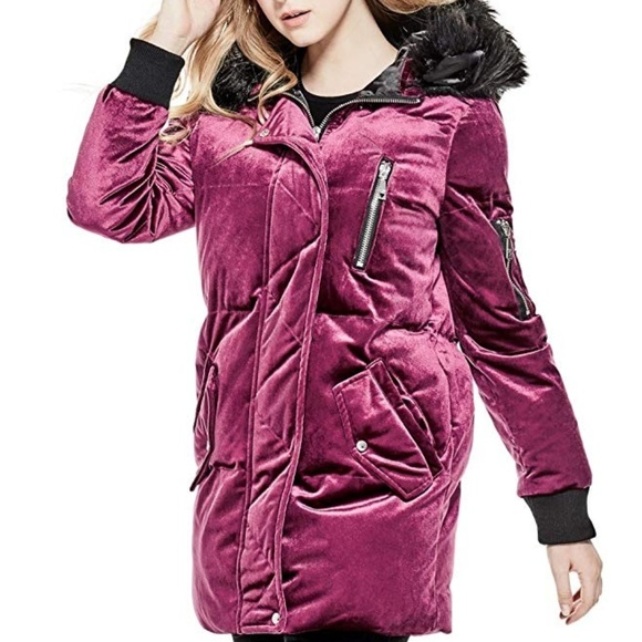 guess velvet jacket